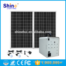 100W Mini Solar home lighting system for home application